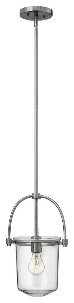 Hinkley Clancy Foyer Small Pendant, Brushed Nickel