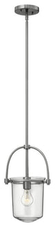 Hinkley Clancy Foyer Small Pendant, Brushed Nickel