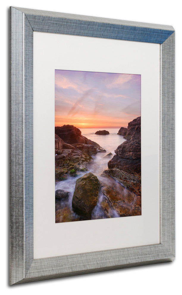 Michael Blanchette 'Channel to the Sun' Art, Silver Frame, White Mat, 20x16