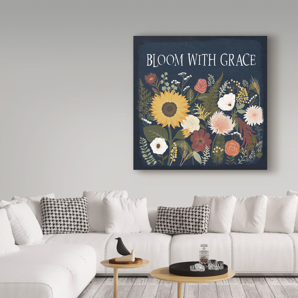 Laura Marshall 'Autumn Romance II' Canvas Art, 14"x14"