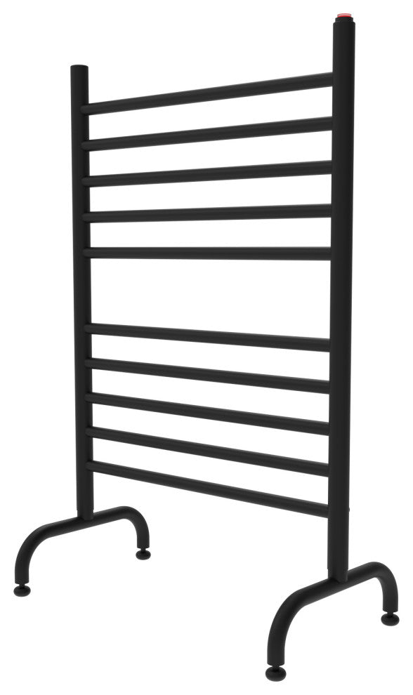 Freestanding Towel Warmer, Matte Black, 24