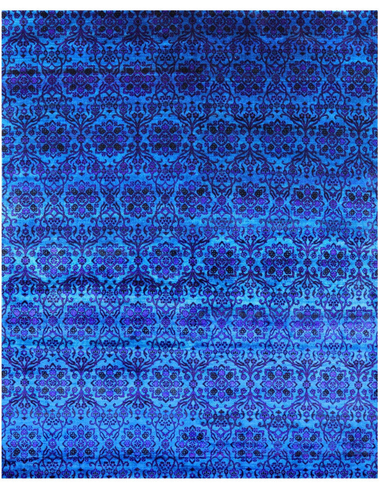 Persian Hand-Knotted Silk Rug 7' 11" X 9' 10" Q5956
