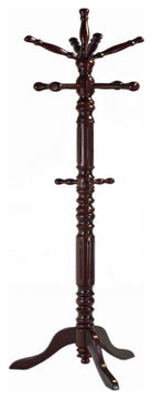Traditional Wooden Coat Rack, Espresso