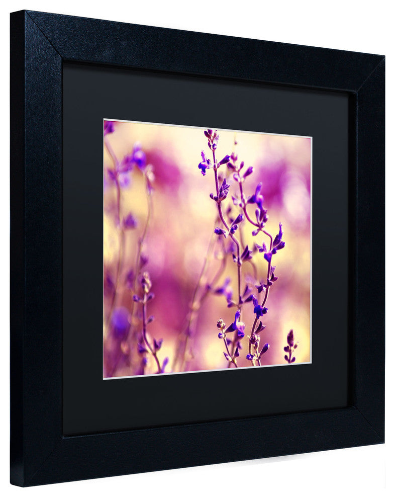 'Summer Melodies' Matted Framed Canvas Art by Beata Czyzowska Young