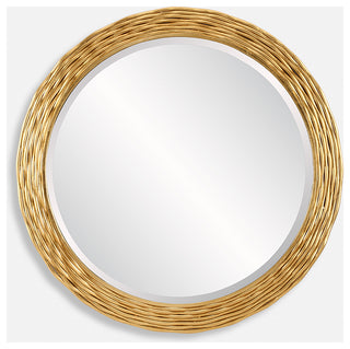 Uttermost - 08193 - Mirror - Celeste - Antiqued Gold Leaf