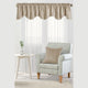 Angola Jacquard Pillow Shell and Valance Set, Light Gray, Pillow