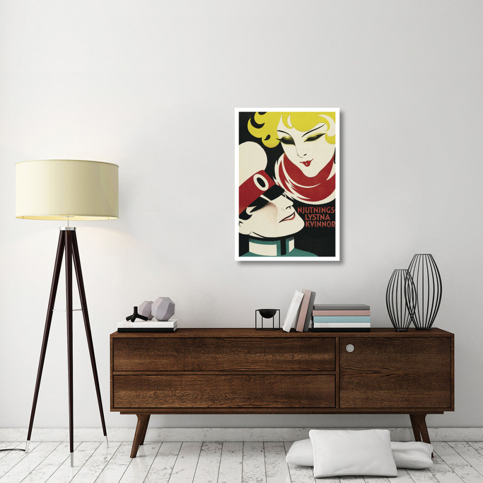 "Vintage Film Posters: Silver Njutnings Lysta Kvinnor" Paper Art, 26"x38"