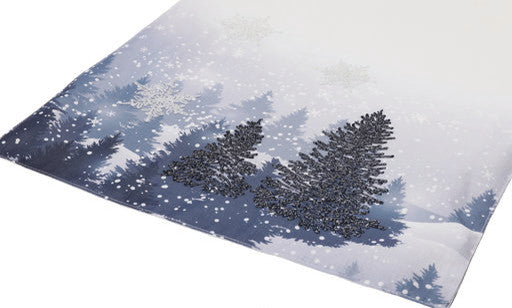 Winter Wonderland Double layer 16 by 36-Inch Christmas Table Runner
