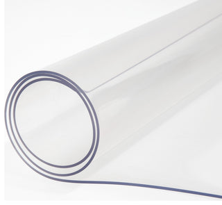 VEVOR 110"X46" Plastic Table Pad Thick Crystal Clear Table Cover PVC Tablecloth