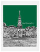 Deny Designs Bird Ave Dartmouth College Green Art Print