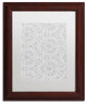 Hello Angel ''Kaleidoscope Three'' Art, Wood Frame, White Mat, 14x11