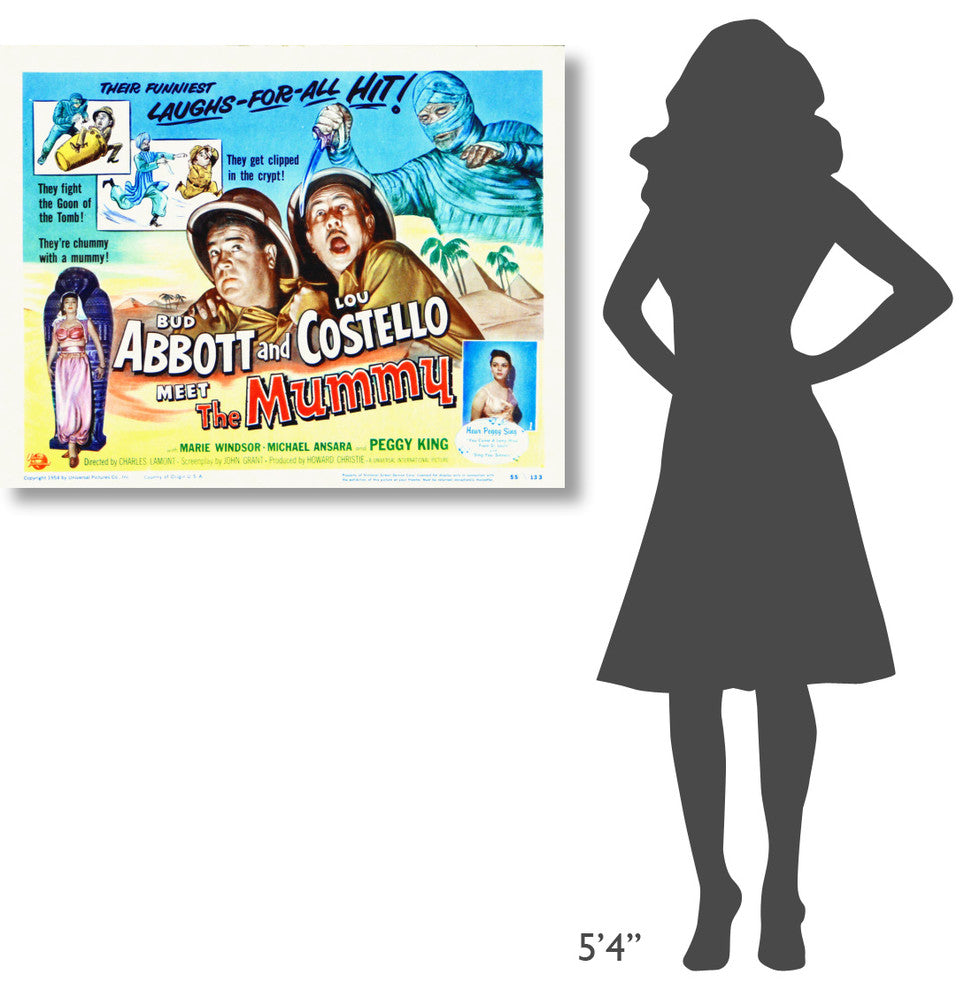 "Abbott & Costello - Meet The Mummy" Canvas by Hollywood Photo Archive, 40x31"