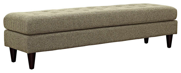 Modern Oatmeal Empress Large Bench