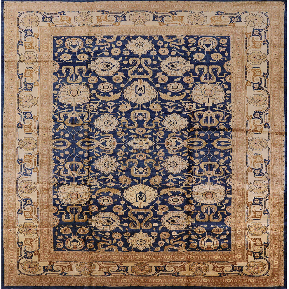 Ahgly Company Indoor Square Mid-Century Modern Area Rugs, 5' Square