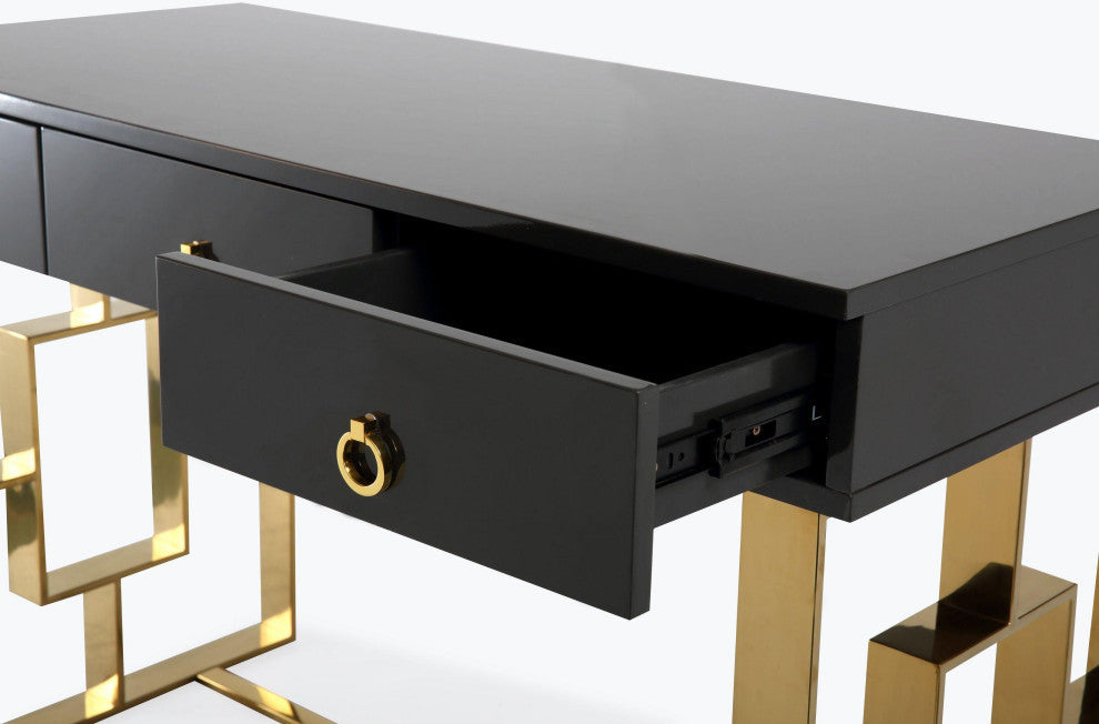 Audrey Gray Lacquer Desk
