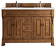 Brookfield 72" Country Oak Double Vanity, Eternal Serena Quartz Top