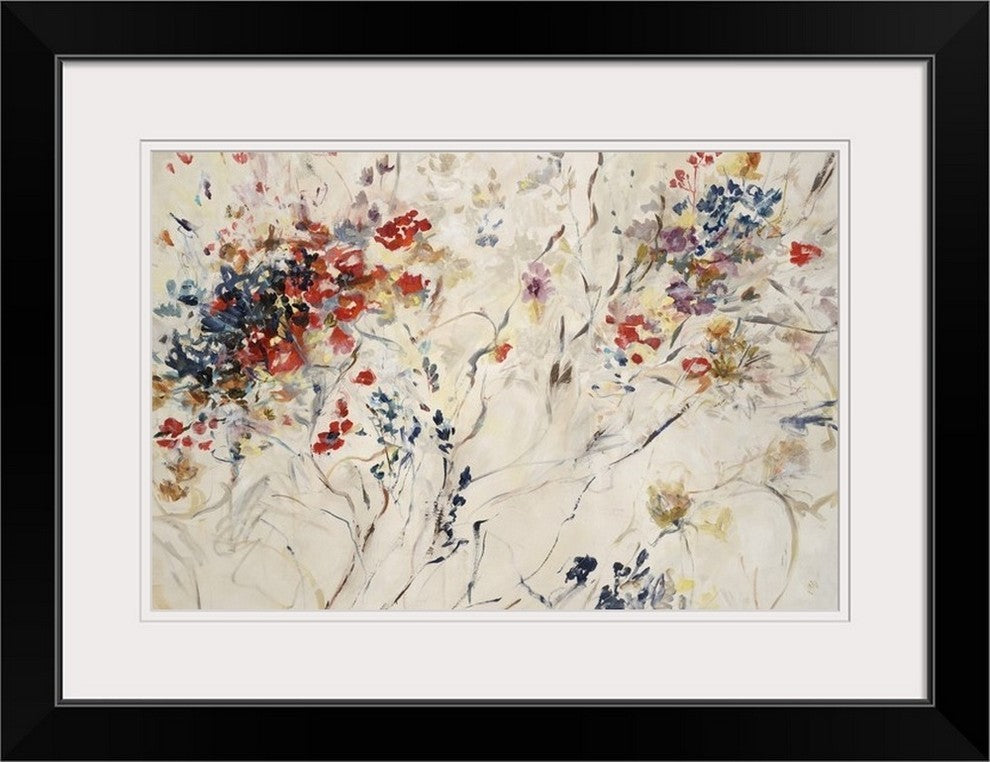 "Parisian Wedding" Black Framed Art Print, 26"x20"x1"