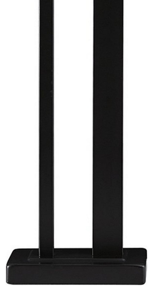 Benzara BM230955 Metal Frame Table Lamp, Set of 2, Off White & Bronze