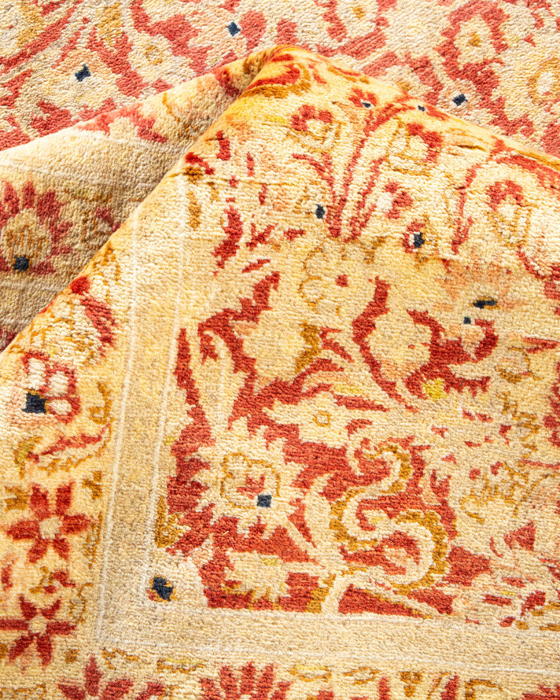 Mogul, One-of-a-Kind Hand-Knotted Area Rug Orange, 9' 3" x 12' 2"