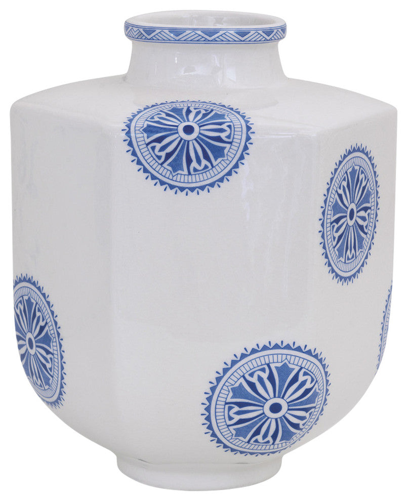 Temba Small Blue Vase, 9"
