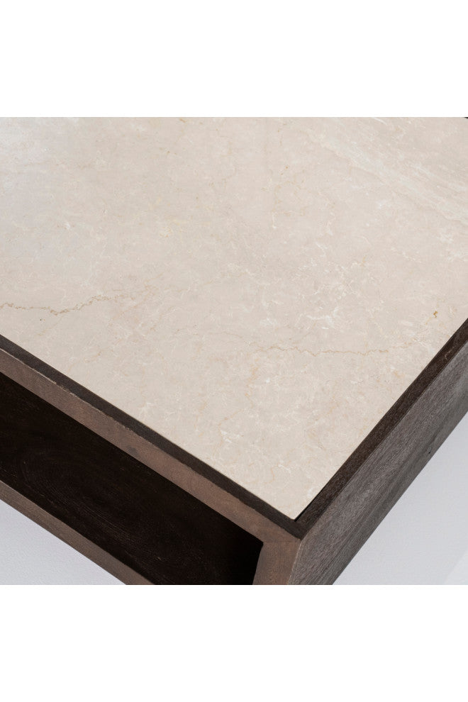Mango Wood Box Coffee Table, Eleonora Hazel, Medium
