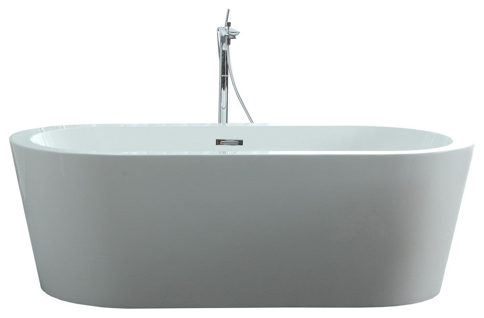 Serenity 59"x29.5" Freestanding Soaking Bathtub