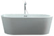 Serenity 59"x29.5" Freestanding Soaking Bathtub