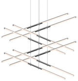 Sonneman 2804 Tik-Tak 47-1/2"W LED Four Tier Linear Chandelier - Polished