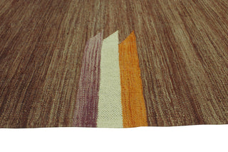 Winchester Flatweave Loren Blue/Brown Rug, 9'2 x 11'10