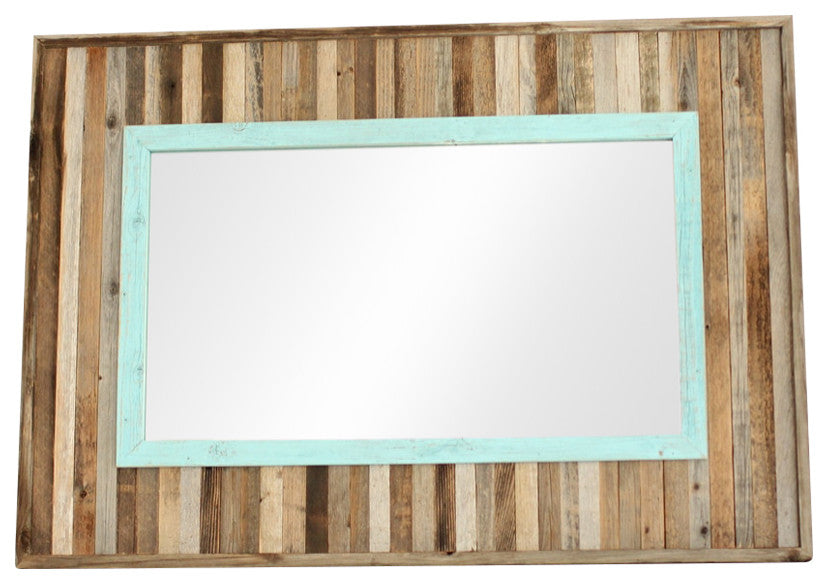 Summerland Barnwood Mirror 26"x34", Mint