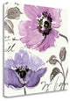 "Floral Waltz Plum I" By Pela Studio, Giclee Print on Gallery Wrap Canvas