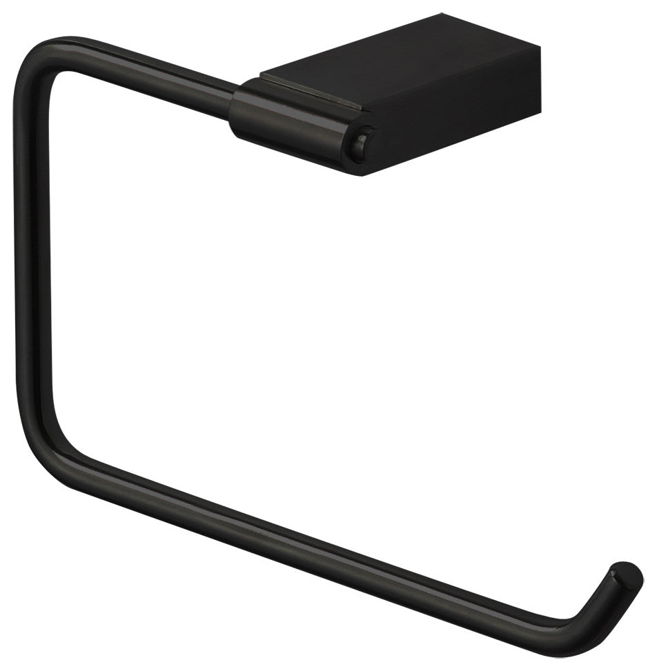 Transolid Maddox Towel Ring, Black