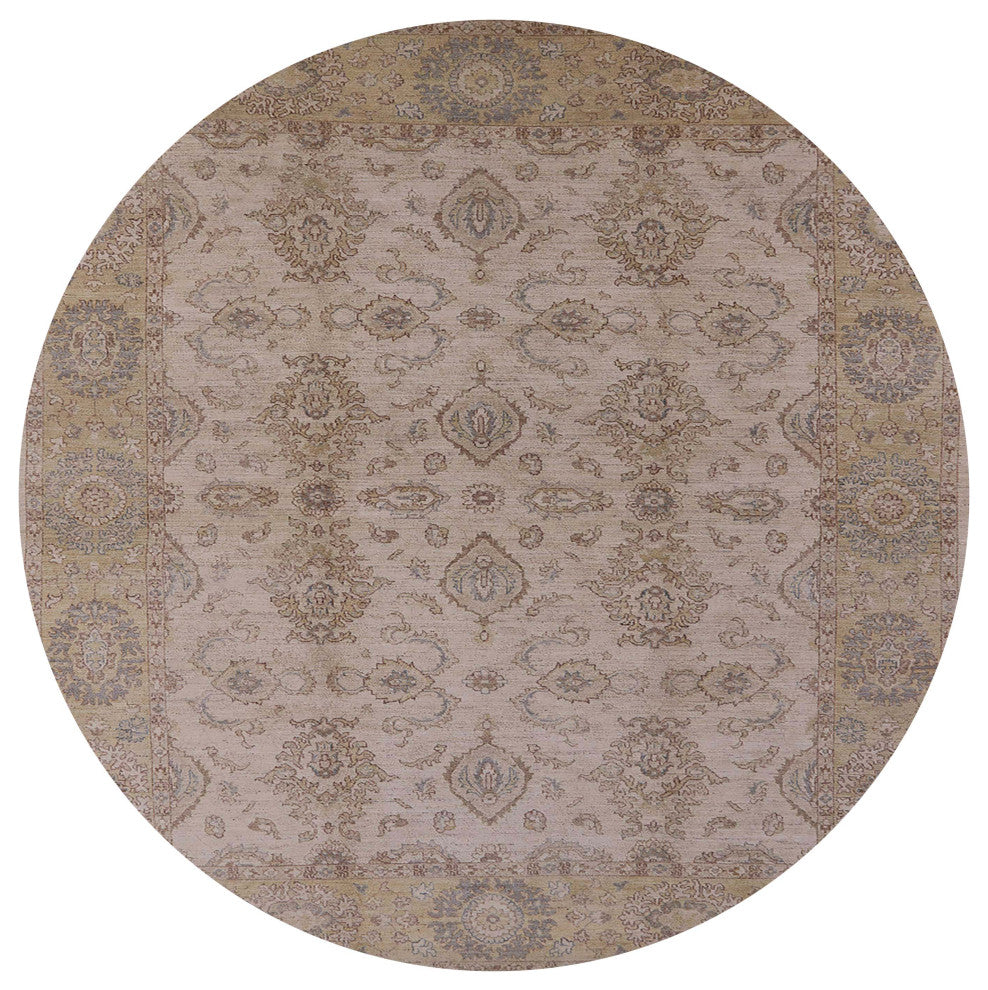 Ahgly Company Indoor Round Mid-Century Modern Area Rugs, 7' Round
