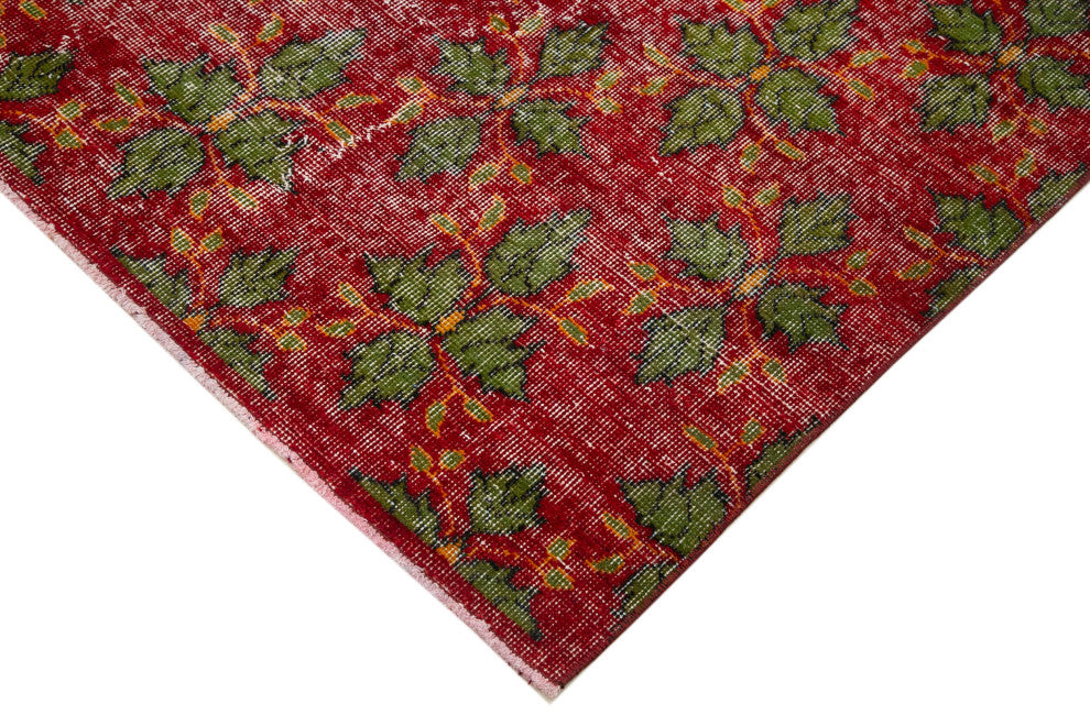 Rug N Carpet - Handwoven Oriental 5' 6'' x 9' 9'' Contemporary Vintage Rug
