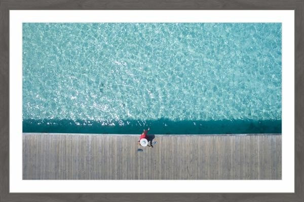 "Tranquillum" Framed Painting Print, 36"x24"