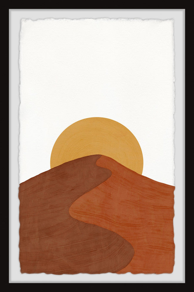 "Sunrise Ridge" Framed Painting Print, 8x12