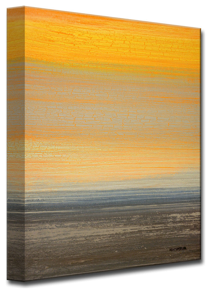 Ready2HangArt Abstract Canvas Art ''Destiny'' by Norman Wyatt, 20"x16"
