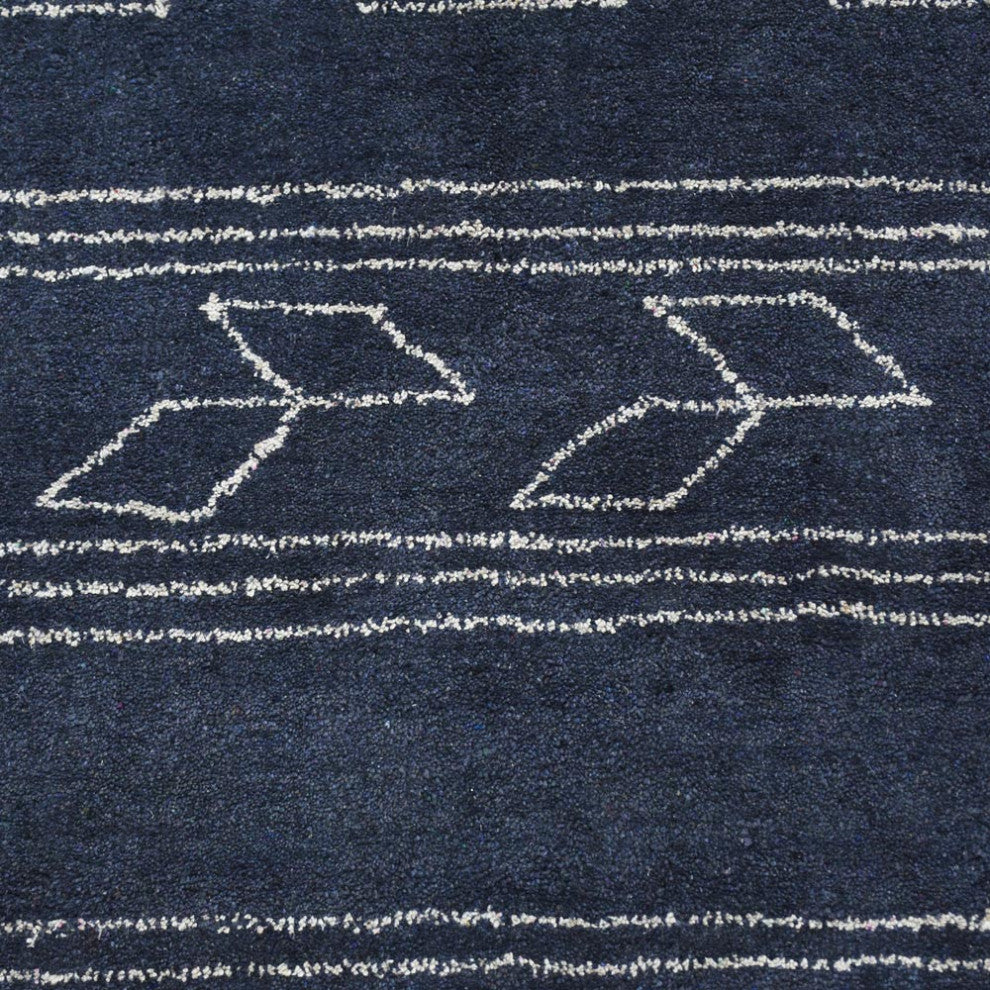 HAND KNOTTED LOOM SILK ECO-FRIENDLY AREA RUGS-Rectangle,Charcoal Beige,Geometric