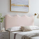Headboard, King Size, Velvet, Pink, Modern Contemporary, Bedroom Master Suite