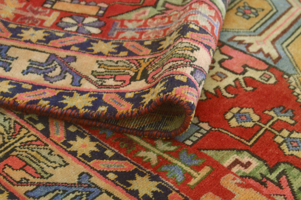 Fine Vintage Distressed Adio Rust/Beige Runner, 4'7x9'10