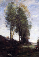 Jean-Baptiste-Camille Corot Shepherd Resting Wall Decal