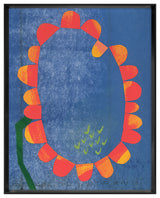 Flower Collage 4 Fine Art Print, Black, 30"x24"