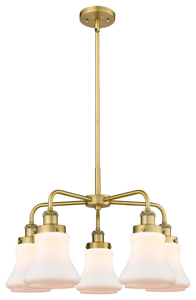 Innovations Bellmont 5 24" Chandelier Brushed Brass