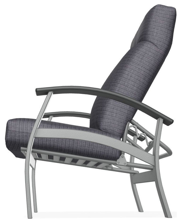 Belle Isle Cushion Outdoor Adjustable Back Chair, Proven Ash/Graphite