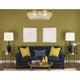 Bling Chandelier, Antique Brass