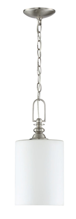 Craftmade Dardyn 1 Light Mini Pendant, Brushed Polished Nickel