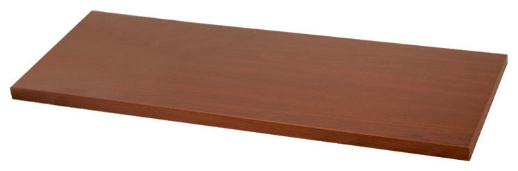 Organized Living freedomRail 36"x14" Wood Shelf, Modern Cherry