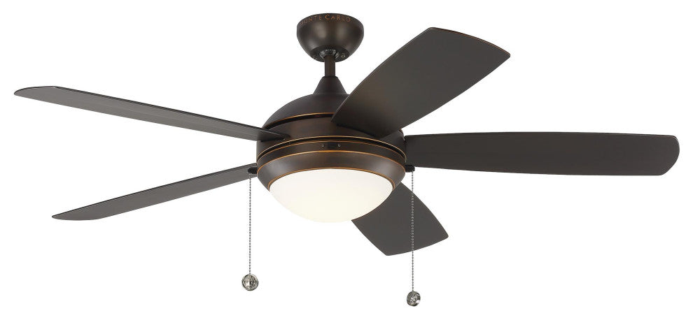Generation Lighting Discus Outdoor 52 Inch Ceiling Fan In Roman Bronze