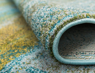 Unique Loom Turquoise Jardin Lilly 7'x10' Area Rug