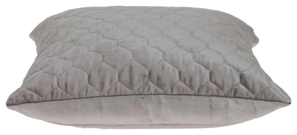 Parkland Collection Bazyli Taupe Throw Pillow, Square